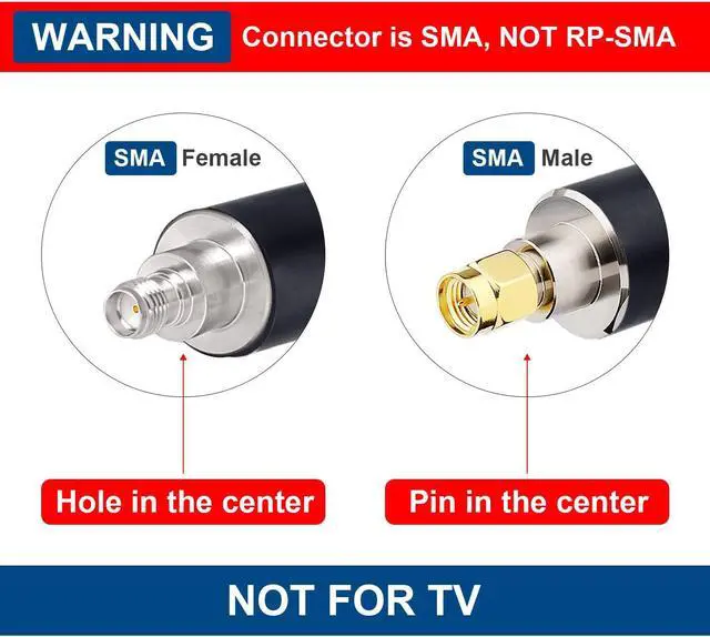 Alt view image 2 of 5 - XRDS -RF SMA Cable, SMA Extension Cable SMA Male to SMA Female Low Loss KMR400 SMA Coax Cable for 3G 4G LTE, 5G Modems/Routers, Ham, ADS-B, SDR Equipment35FT