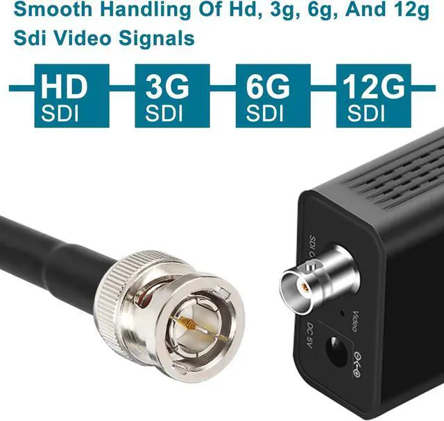 Alt view image 4 of 5 - XRDS -RF 12G SDI Cables 100FT, SDI Video Cable 3G/6G/12G 75ohm BNC Male Cable Supports HD-SDI/3G/6G-SDI/4K/8K for Video Security Camera SDI Converter