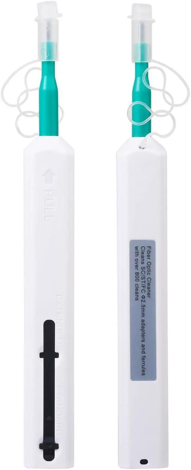 Alt view image 5 of 5 - Xunsomten -5pcs Optical Fiber Cleaning Pen 2.5mm Ferrules SC/ST/FC Optical Fiber Connector Cleaning Pen Been Cleaned for More Than 800 Times, (Xstus-Pen-SC-White-5PC)