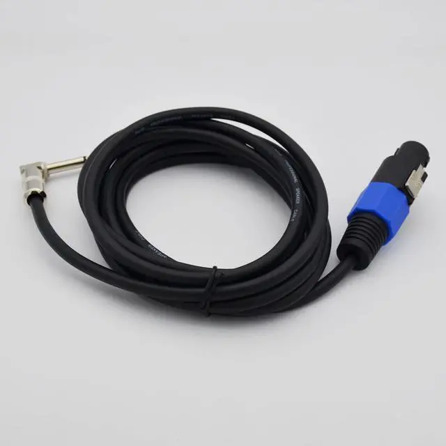 Alt view image 5 of 5 - Czyuntuo Speakon to 1/4 Speaker Cable,15 Gauge Speakon to 1/4 TS Male Wire Audio Speaker Cable Amplifier Connection Heavy Duty Cord with Twist Lock - 2Pack 10 ft