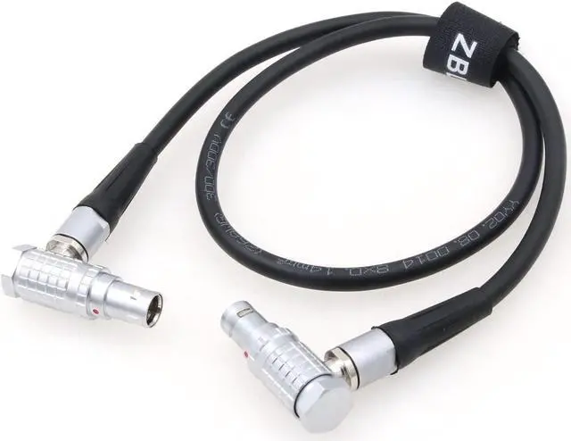 Alt view image 2 of 4 - ZBLZGP Nucleus M 7 Pin Follow Focus Motor Connection Cable Daisy-Chained to 7-pin for Tilta (Elbow 7 pin)