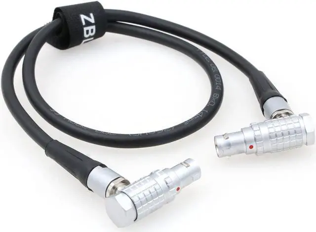 Alt view image 3 of 4 - ZBLZGP Nucleus M 7 Pin Follow Focus Motor Connection Cable Daisy-Chained to 7-pin for Tilta (Elbow 7 pin)