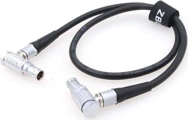 Alt view image 4 of 4 - ZBLZGP Nucleus M 7 Pin Follow Focus Motor Connection Cable Daisy-Chained to 7-pin for Tilta (Elbow 7 pin)