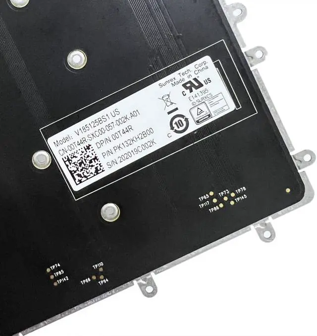 Alt view image 4 of 5 - ZAHARA US RGB Keyboard Backlit Replacement for Dell Alienware M15 R2 R3 R4 2020 0Y00RH (White)