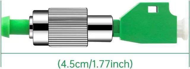 Alt view image 3 of 5 - Duogalia 15 Pack FCAPC Male to LCAPC Female Single Mode 9/125um Hybrid Optical Fiber Adapter FC - LC Connector