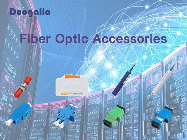 Alt view image 5 of 5 - Duogalia 15 Pack FCAPC Male to LCAPC Female Single Mode 9/125um Hybrid Optical Fiber Adapter FC - LC Connector