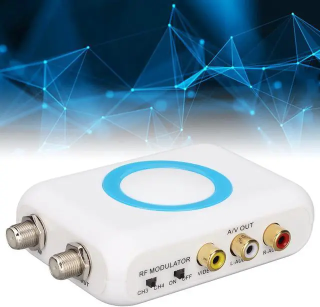 Alt view image 3 of 5 - HDM66 RF Modulator, Support PAL NTSC Format Output to RF Modulator, Input, Female Header Output, for Home TV Replacement, Plug and Play