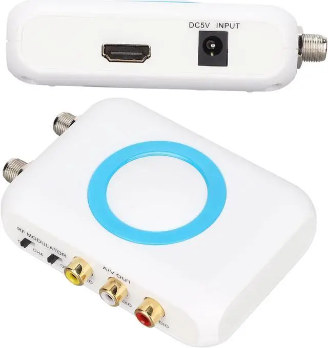 Alt view image 5 of 5 - HDM66 RF Modulator, Support PAL NTSC Format Output to RF Modulator, Input, Female Header Output, for Home TV Replacement, Plug and Play