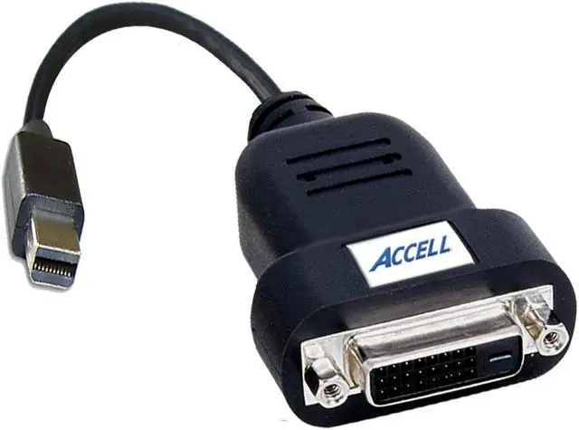 Main image of Accell mDP to DVI Adapter - Mini DisplayPort to DVI-D Single-Link Active Adapter - AMD Eyefinity Certified, 1920x1200 (WUXGA)