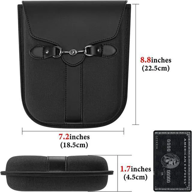Alt view image 4 of 5 - Geekria Elite Headphones Case for On-Ear/Over-Ear Headphones, Replacement Hard Shell Travel Carrying Bag, Compatible with Bose 700, 700NC, QC Ultra, AKG Y500, Sony, Jabra Headsets (Black)