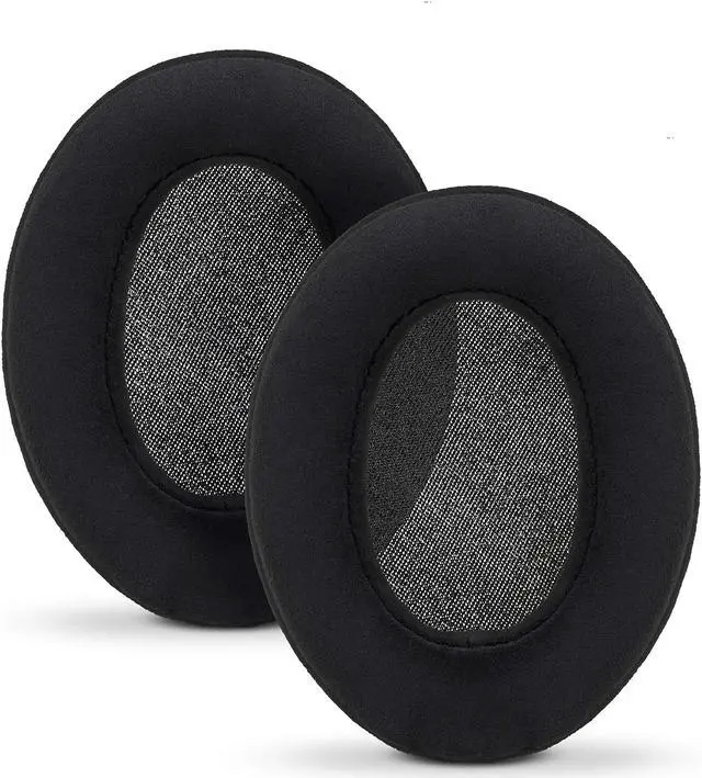 Main image of Micro Suede Replacement Ear Pads for HyperX Cloud & Alpha, ATH M50X, Steelseries Arctis, Logitech G Pro & More Headphones, Soft Velour, Memory Foam & Long Lasting Earpads by Brainwavz