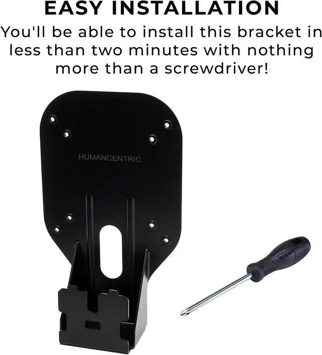 Alt view image 3 of 5 - HumanCentric VESA Mount Adapter Bracket Compatible with Dell ST-Series Monitors ST2420L, ST2421L/LB, ST2220M/LC, ST2321L/LF, ST2320L (V3)