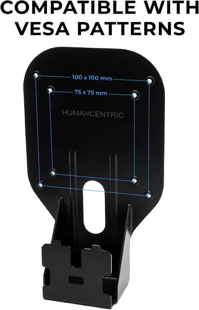 Alt view image 4 of 5 - HumanCentric VESA Mount Adapter Bracket Compatible with Dell ST-Series Monitors ST2420L, ST2421L/LB, ST2220M/LC, ST2321L/LF, ST2320L (V3)