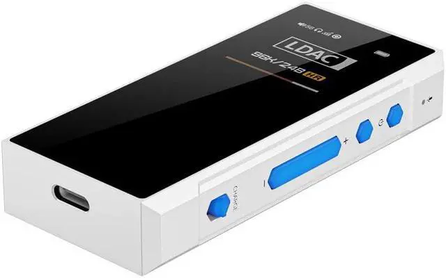 Alt view image 5 of 5 - FiiO BTR7 Headphone Amp Bluetooth Receiver High Resolution Portable DAC Supports MQA/LDAC/aptX HD 384K/32Bit DSD256 for Phone/PC/Car/Home Audio(White)
