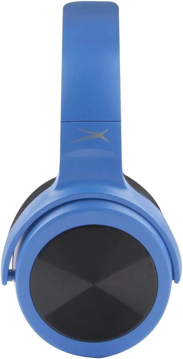 Alt view image 4 of 5 - Altec Lansing MZX701- Blue Rumble Bass Boosted Over Ear Bluetooth Headphones with Omnidirectional Vibration, 10 Hour Battery Life and Voice Assistant Integration, Dynamic Bass, Blue
