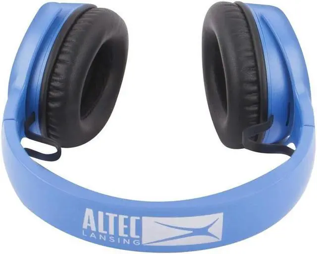 Alt view image 5 of 5 - Altec Lansing MZX701- Blue Rumble Bass Boosted Over Ear Bluetooth Headphones with Omnidirectional Vibration, 10 Hour Battery Life and Voice Assistant Integration, Dynamic Bass, Blue