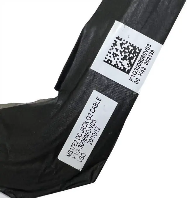 Alt view image 3 of 5 - GinTai Laptop DC Jack Power Cable Connector Socket with Wire for MSI GL75 10SFK/10SDK/10SER/10SFR/10SEK MS-17E7/GE75 Raider 8SE/9SF/9SG/GP75 Leopard 9SD/GP75 9SE/GL75 9SFK/MS-17E2 K1G-3008060-V03