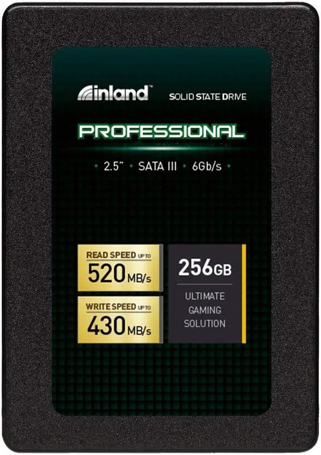 Main image of INLAND Professional 256GB SSD 3D TLC NAND SATA III 6Gb/s 2.5" 7mm Internal Solid State Drive (256GB)