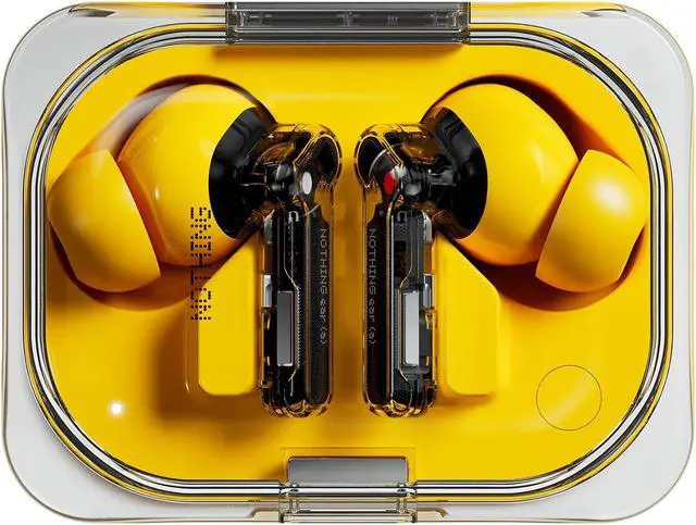 Main image of Nothing Ear (a) Wireless Earbuds with ChatGPT Integration, 45dB Hybrid Noise Cancelling Earbuds, Hi-Res Audio, Advanced Equaliser, Dual Connect,6 Mics, 42.5H Playtime Earbuds Wireless Bluetooth Yellow