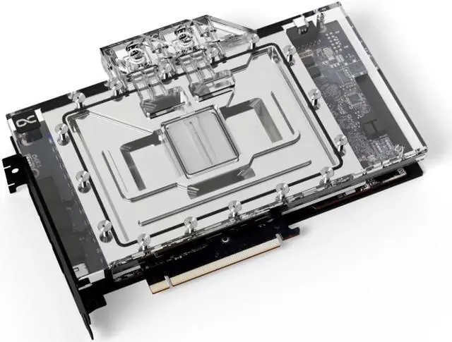 Alt view image 3 of 5 - Alphacool Eisblock Aurora Geforce RTX 4090 Aorus Master - Gaming V.2 GPU Water Block with Backplate