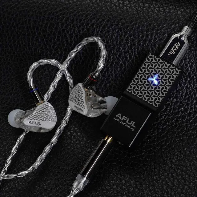 Alt view image 5 of 5 - HiFiGo AFUL SnowyNight Portable USB DAC & AMP, Dual CS43198 DAC Chips Amplifiers with Impressively Low Distortion Rate (Lightninng)