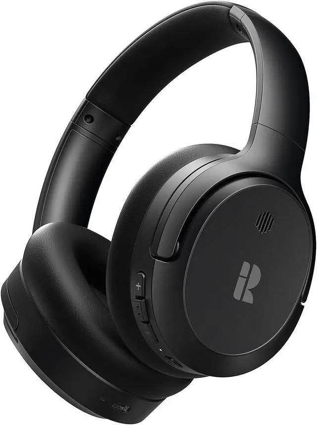 Main image of Bluetooth Headphones, Hybrid Active Noise Cancelling Wireless Headphones Over Ear with Microphone, Up to 140H Playtime, Transparency Mode, Deep Bass, Clear Calls, Comfort fit for Travel, Home Office