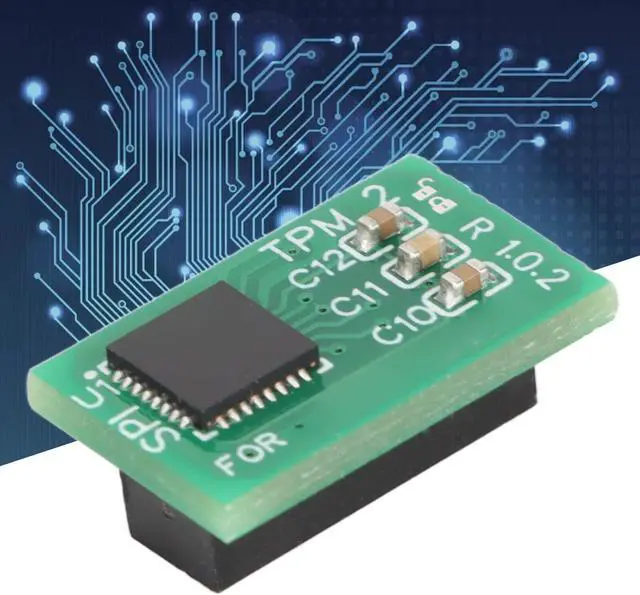 Alt view image 5 of 5 - ciciglow TPM2.0 Module, 14Pin SPI TPM 2.0 Encryption Security Module System Components for Win 8.1, for Win 7, for Win 10, for