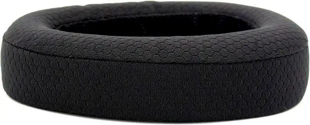 Alt view image 3 of 5 - Earpadz Replacement for Sennheiser GSP 500, 550, 600 Headphones Ear Pads, Soft Knit Headphone Cushions (Jerzee, Black, 1 Pair)