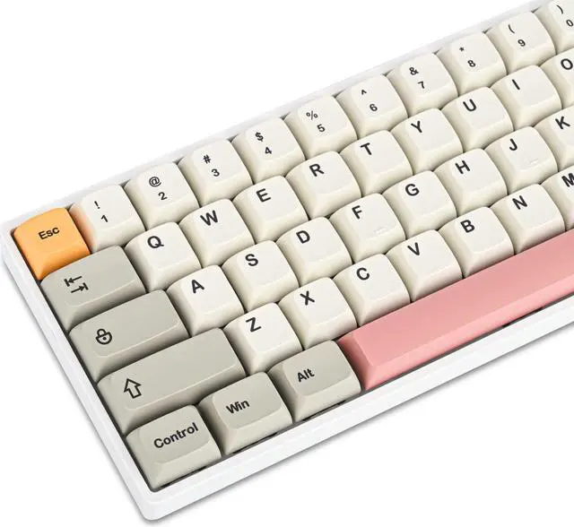 Main image of GTSP 9009 XDA Retro PBT Keycaps Set for Gaming Keyboard Dye-Sub for Cherry Mx Gateron Kailh Switch GK61/GK68 60% Mechanical Keyboard (9009-XDA)