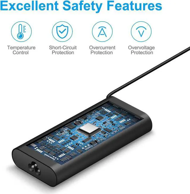 Alt view image 3 of 5 - Charger for Dell Laptop Computer 130W 90W 65W 45W USB C Fast Power Adapter