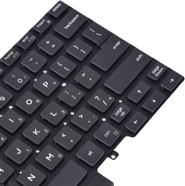 Alt view image 3 of 5 - Replacement Keyboard for Dell Latitude 3400 5400 5401 5410 5411 7400 7410 Series Laptop with Backlit with Pointer US Layout(NOT Fit for Latitude 7400 2-in-1)