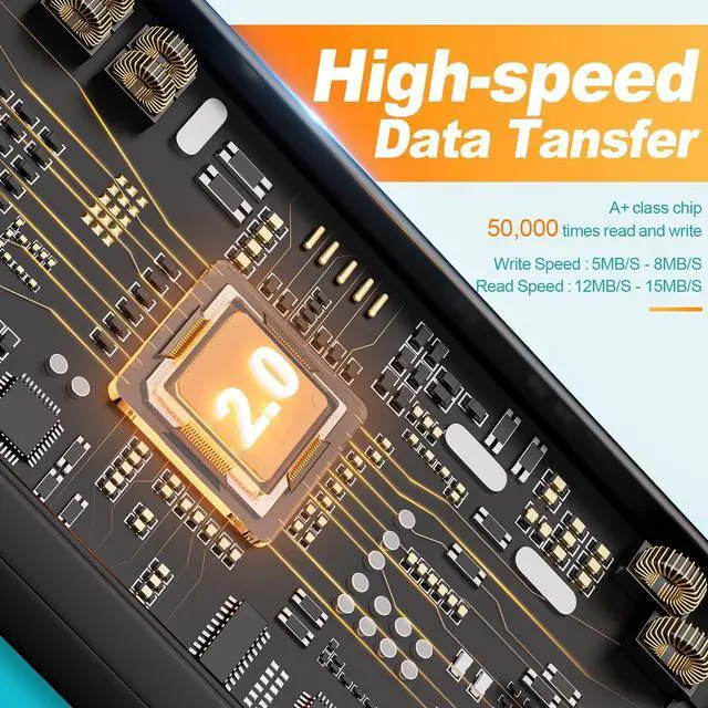 Alt view image 2 of 5 - Kepmem 16GB Flash Drive Bulk 10 Pack Thumb Drive Swivel USB Drive Metal Memory Stick Portable 16 GB USB Stick 16 Giga Pendrive Blue Jump Drive Zip Drive for Office Data Storage