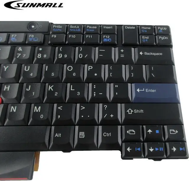 Alt view image 5 of 5 - SUNMALL T410 Keyboard, New Laptop Keyboard with Pointer Compatible with Lenovo ThinkPad t410 t420 t510 t520 x220 t400 t420s US Layout Black