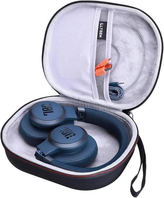 Alt view image 2 of 5 - LTGEM Hard Case for JBL Headphone- Grey//Brown