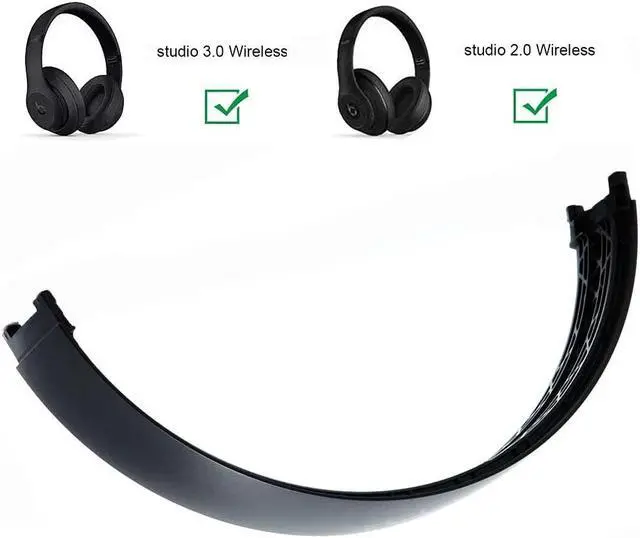 Alt view image 3 of 5 - Lektuen Studio 3 Headband Replacement Studio 3 Replacement Headband Top Head Band for Studio3 3.0 Wired/Wireless Headphones (Matte Black)
