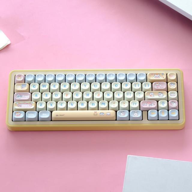 ZXMICYFA MOA Profile PBT Keycaps,125 Keys Dye Sublimation ZXMICYFA MOA Profile PBT Keycaps,125 Keys Dye Sublimation