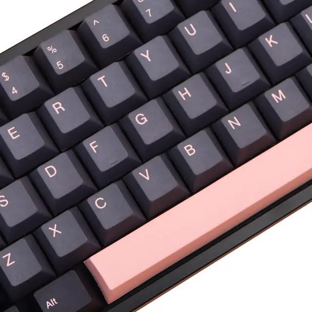 Alt view image 3 of 5 - MOLGRIA Keycaps 136 Set Night Sakura for Full Sized Keyboard, Custom PBT Cherry Profile Key Caps with Keycap Puller for Cherry MX 104/87/68/61 60 Percent ANSI/ISO Layout Keyboard