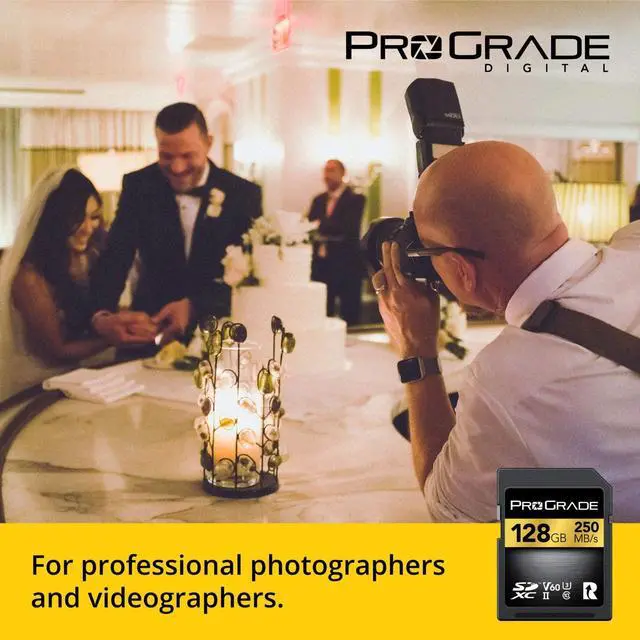 Alt view image 5 of 5 - SD UHS-II 128GB Card V60 Up to 130MB/s Write Speed and 250 MB/s Read Speed | for Professional Vloggers, Filmmakers, Photographers & Content Curators  by Prograde Digital