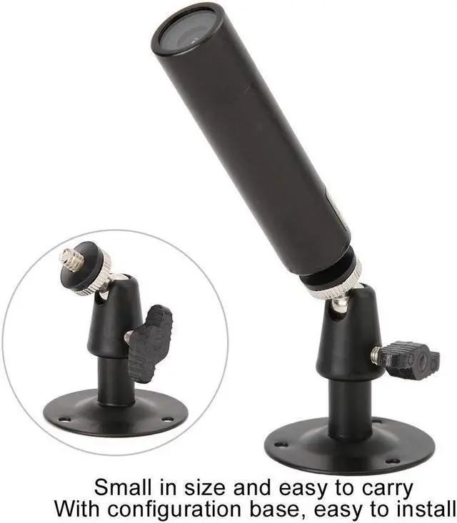 Alt view image 2 of 5 - AHD Cylinder Camera, 1080P 2MP Full High Definition Micro Wired Security Camera,AV & BNC 0.0001 Lux Metal Cylinder Camera Compatible Monitor/DVR, Work with AHD Camera