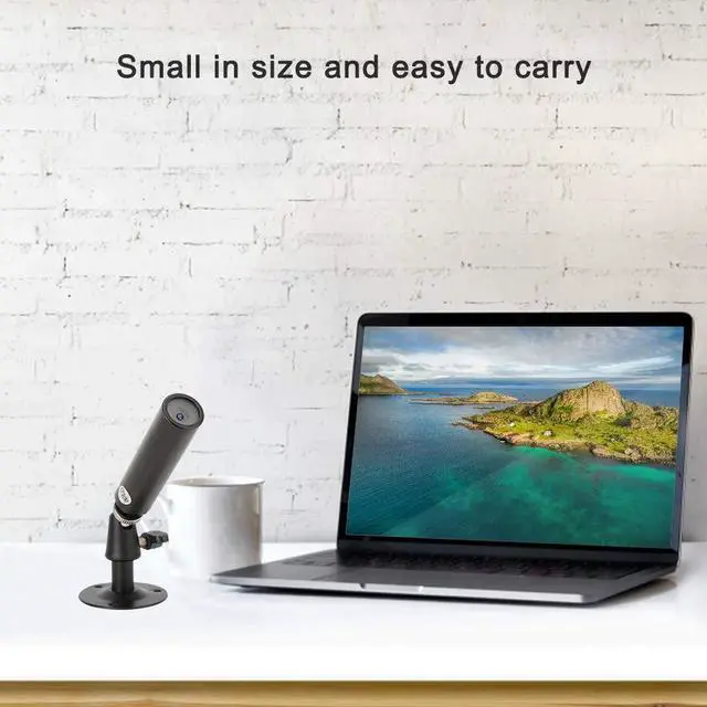 Alt view image 4 of 5 - AHD Cylinder Camera, 1080P 2MP Full High Definition Micro Wired Security Camera,AV & BNC 0.0001 Lux Metal Cylinder Camera Compatible Monitor/DVR, Work with AHD Camera