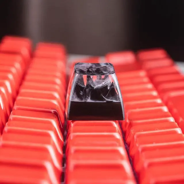 Alt view image 4 of 5 - REDQIN Artisan Keycaps Famous Landscape Series Keycap for Mechanical Keyboard (4. Tianzi Stone Fores)