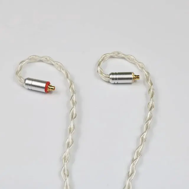 Alt view image 4 of 5 - senleeor MMCX 3.5MM Upgrade Earphone Cable 8Core Silver Plated Copper Upgrade Detachable Earphone Wire for Shure 846 535 Tin Audio T2 Plus P1 (3.5MM, MMCX)
