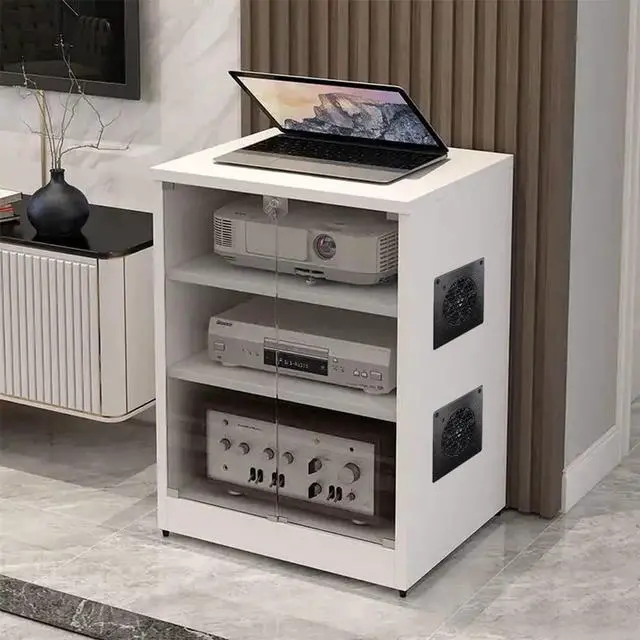 Alt view image 2 of 5 - SCCCF USB cabinet 80MM fan Quiet Cooling Fan System 4" with Speed Control, for Home Theater AV Cabinets
