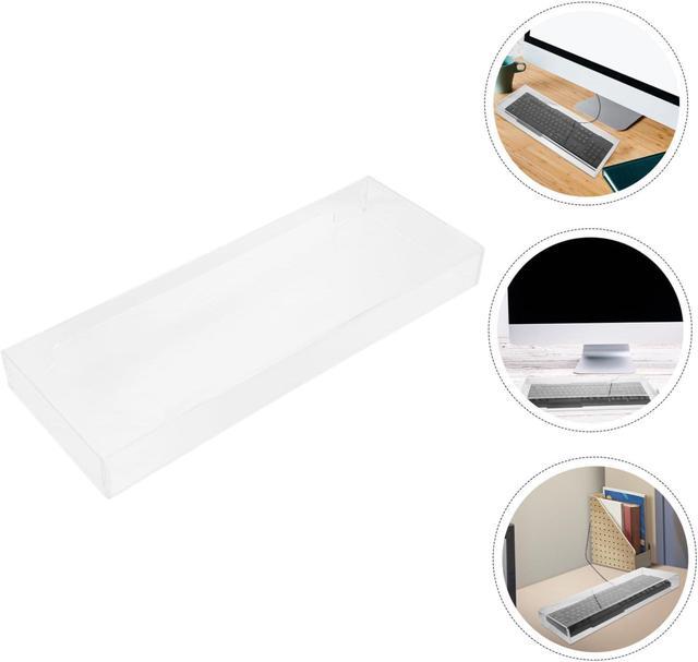 Alt view image 3 of 5 - SHOWERORO Acrylic Keyboard Protective Case Household Accessory for Mechanical and Desktop Keyboards Transparent Design for Dust and Easy Cleaning
