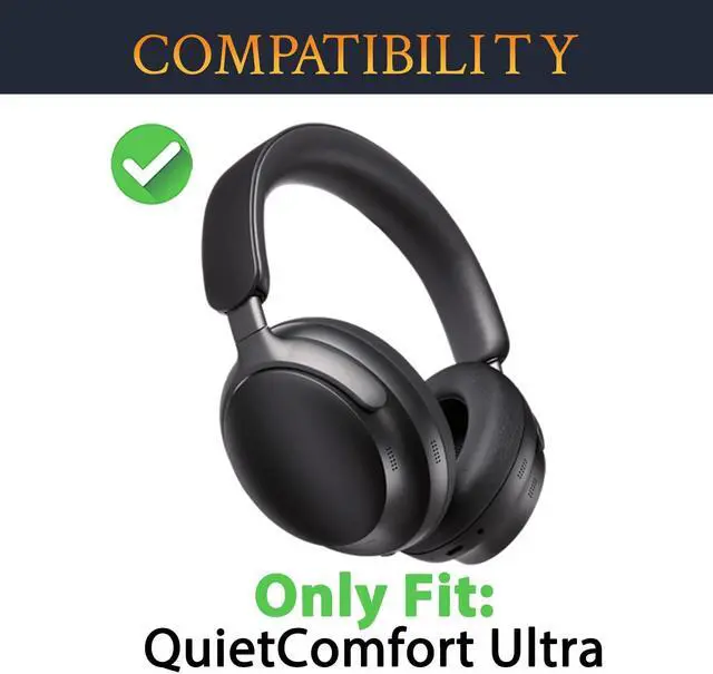 Alt view image 2 of 3 - SOULWIT Replacement Headband Pad Kit for Bose QuietComfort(QC) Ultra Wireless Headphones, Easy DIY Installation - Black