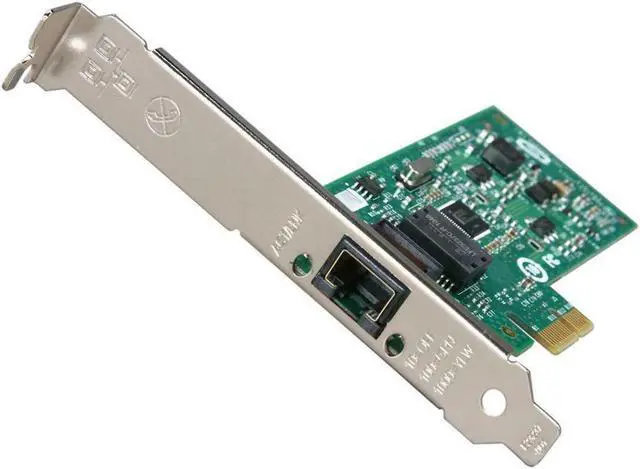 Alt view image 5 of 5 - 10/100/1000Mbps PCIe x 1 Network Adapter Single RJ45 Port Compatible Intel EXPI9301CTBLK 82574L Gigabit Ethernet Desktop LAN Card