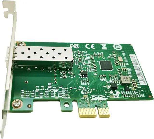 Alt view image 5 of 5 - 1.25Gb PCIe x1 Converged Ethernet Network Card, Single SFP Port LAN Card Gigabit NIC with Intel I210-AS Chipset Server Support Windows Server/Windows/Linux/Vmware ESXI