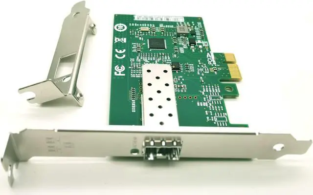 Alt view image 4 of 5 - 1.25Gb PCIe x1 Converged Ethernet Network Card, Single SFP Port LAN Card Gigabit NIC with Intel I210-AS Chipset Server Support Windows Server/Windows/Linux/Vmware ESXI