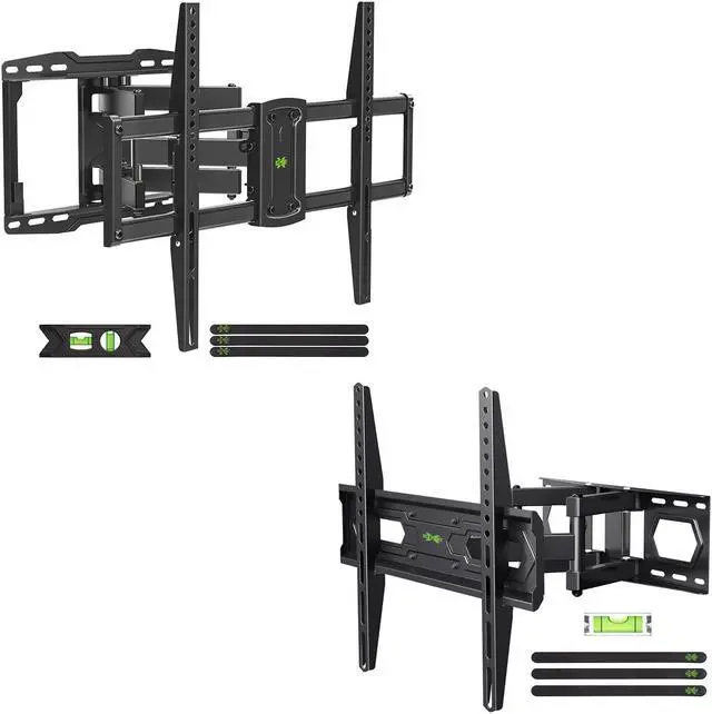 Main image of Full Motion TV Wall Mount for Most 42-85 inch TV, Swivel and Tilt Mount with Dual Articulating Arms Up to 132lbs, VESA 600x400mm, 16" Wood Stud