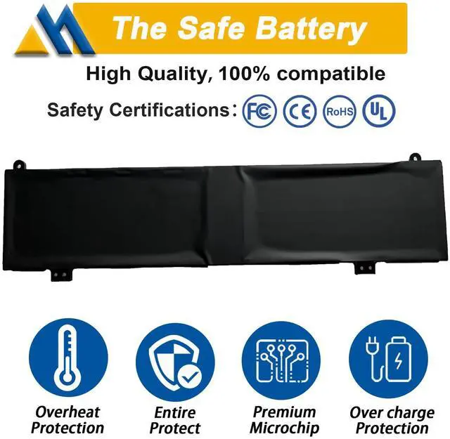 Alt view image 3 of 5 - Mobik 90Wh C41N2013 C41N2013-1 Battery Replacement for ASUS ROG Strix G15 G513 G513IM G513QR G17 G713 G713IM G713QM Rog Strix Scar 15 G533 7 G733 Zephyrus G15 GA503 M16 GU603 S17 GX703 15.4V 5675mAh